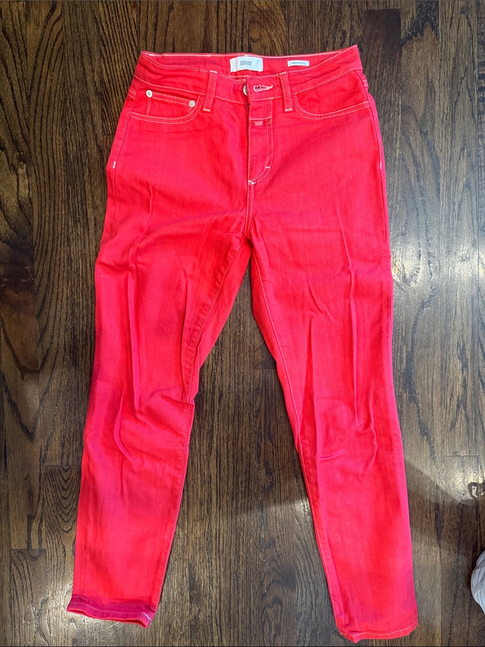 Women’s High-Rise Red Skinny Jeans